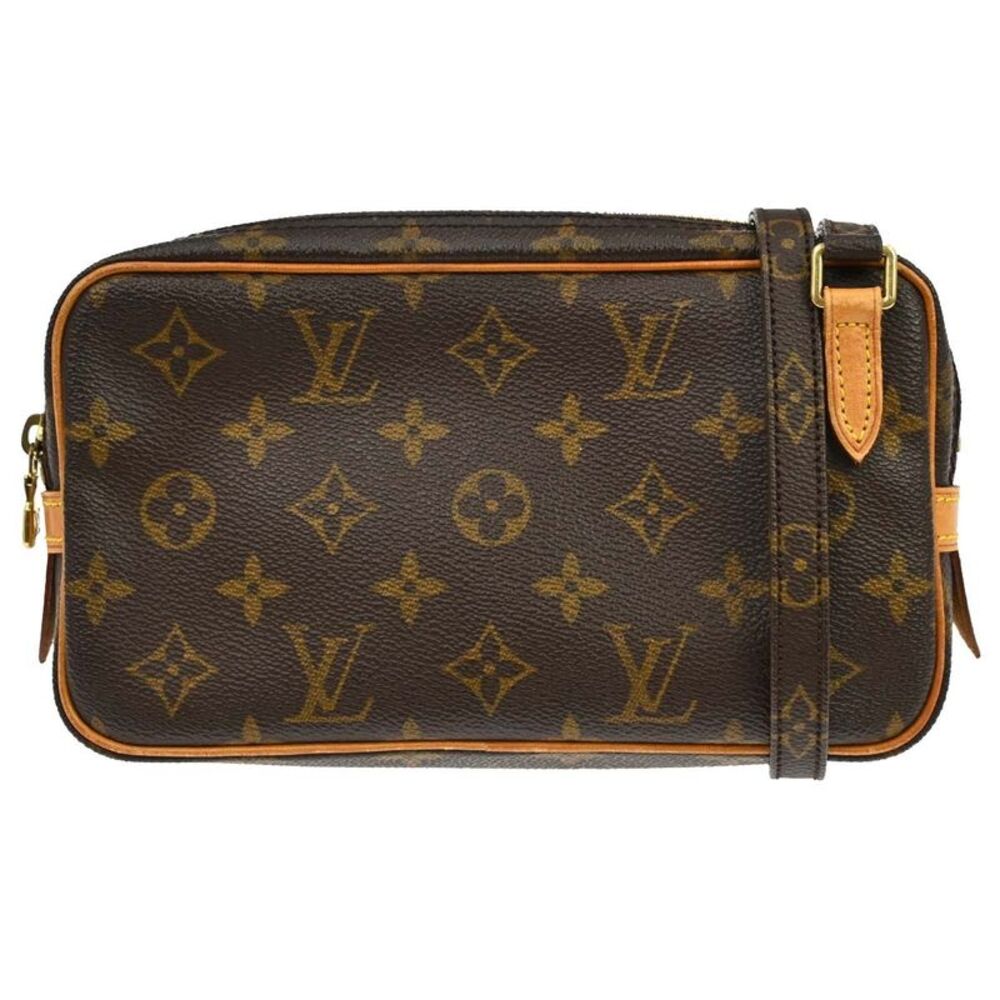 Louis Vuitton Pochette Marly Bandouliere Monogram Canvas Brown Canvas Shoulder
